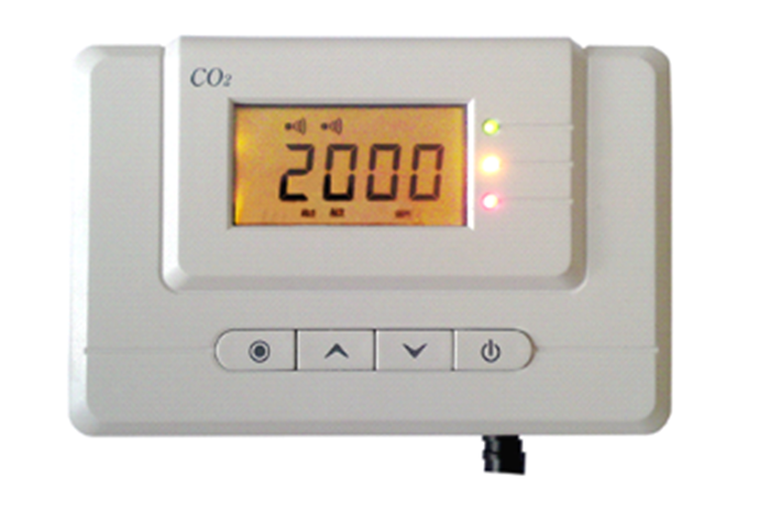 二氧化碳探测器/HAS100-CO2 0-2000ppm 在线式二氧化碳探测器