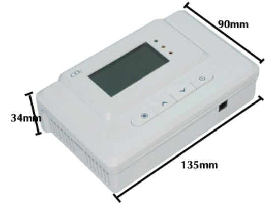 二氧化碳探测器/HAS100-CO2 0-5000ppm 在线式二氧化碳探测器